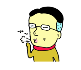 loose&creepy dog fujyu sticker #9792272