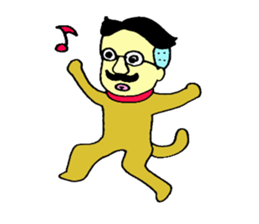 loose&creepy dog fujyu sticker #9792294