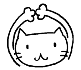 no word cat sticker #9792336