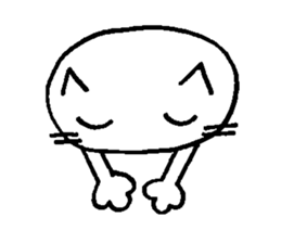 no word cat sticker #9792338