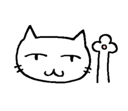 no word cat sticker #9792341