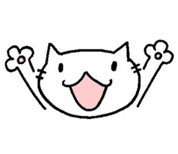 no word cat sticker #9792342