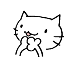 no word cat sticker #9792343