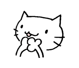 no word cat sticker #9792343