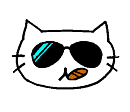 no word cat sticker #9792346