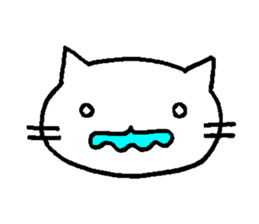 no word cat sticker #9792354