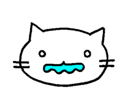 no word cat sticker #9792354