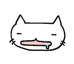 no word cat sticker #9792359