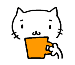 no word cat sticker #9792361