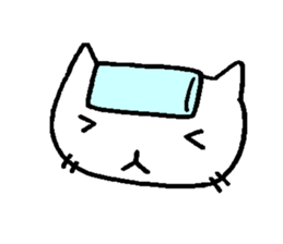 no word cat sticker #9792374