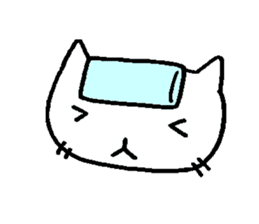 no word cat sticker #9792374