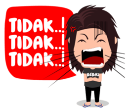 The Charming Gondrong sticker #9793143
