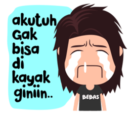 The Charming Gondrong sticker #9793148