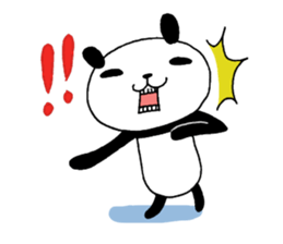 The panda which gives all energy 4 sticker #9793668