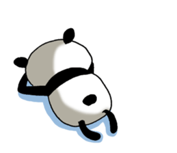 The panda which gives all energy 4 sticker #9793674