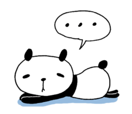 The panda which gives all energy 4 sticker #9793675