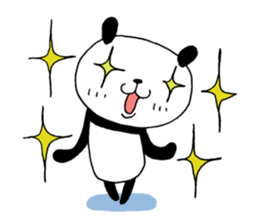 The panda which gives all energy 4 sticker #9793676