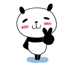 The panda which gives all energy 4 sticker #9793685