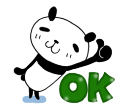 The panda which gives all energy 4 sticker #9793688