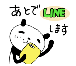 The panda which gives all energy 4 sticker #9793692