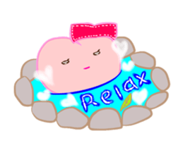 MOMO Ribbon-chan with the message sticker #9793878