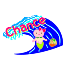 MOMO Ribbon-chan with the message sticker #9793883