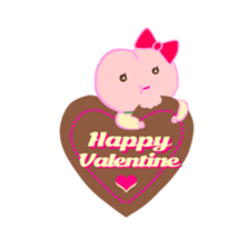 MOMO Ribbon-chan with the message sticker #9793893