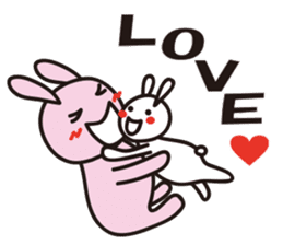 Reply by Sticker!! Child-rearing rabbit sticker #9795625