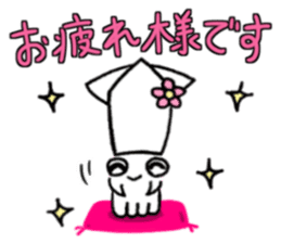 clerk squid girl hilarious everyday!! sticker #9795704