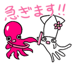 clerk squid girl hilarious everyday!! sticker #9795710