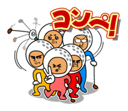 Nice middle golf sticker #9796020