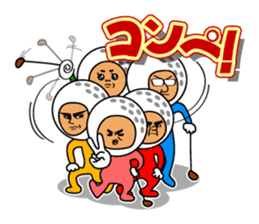 Nice middle golf sticker #9796020