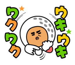 Nice middle golf sticker #9796039