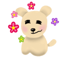 the day of little gray dog sticker #9796217