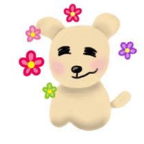 the day of little gray dog sticker #9796217