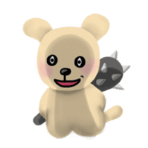 the day of little gray dog sticker #9796228