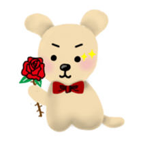 the day of little gray dog sticker #9796229