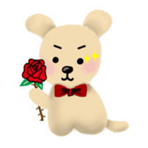 the day of little gray dog sticker #9796229