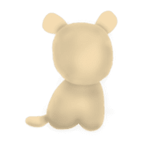 the day of little gray dog sticker #9796231