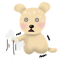 the day of little gray dog sticker #9796238