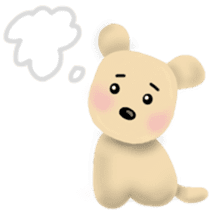 the day of little gray dog sticker #9796243