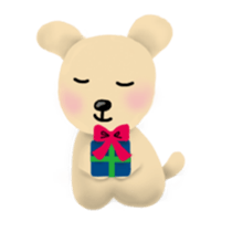 the day of little gray dog sticker #9796244