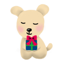 the day of little gray dog sticker #9796244