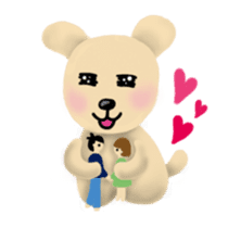 the day of little gray dog sticker #9796255