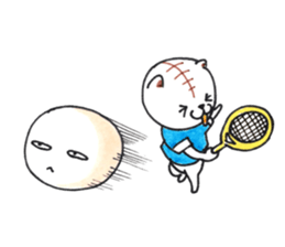 tiger cat student hen sticker #9796871