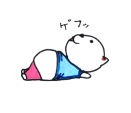 tiger cat student hen sticker #9796893