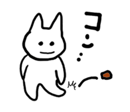 White little cats sticker #9796939