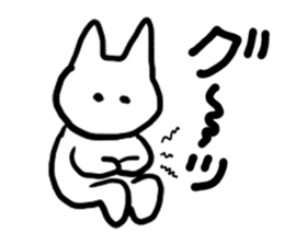 White little cats sticker #9796950