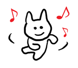 White little cats sticker #9796958