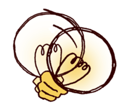 Emotional Light Bulb sticker #9797422